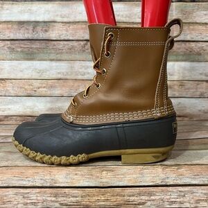 L.L. Bean Brown Rubber Duck Boots